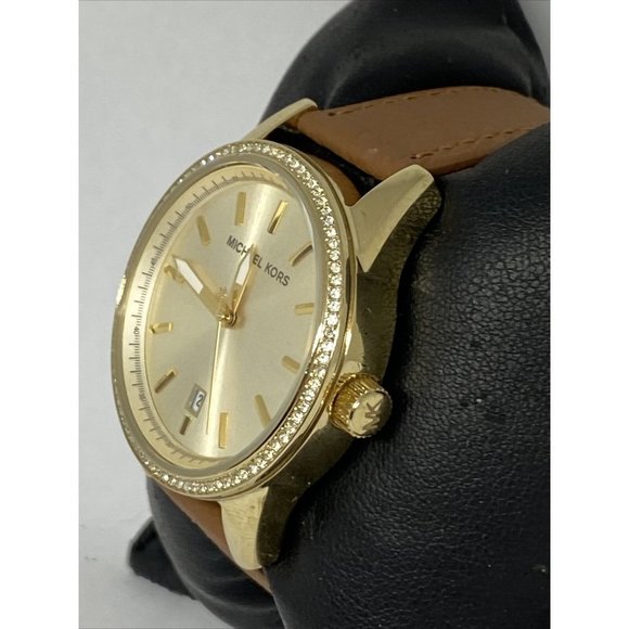 Michael Kors MK6372 Women\'s Brown Leather Analog D main image 11